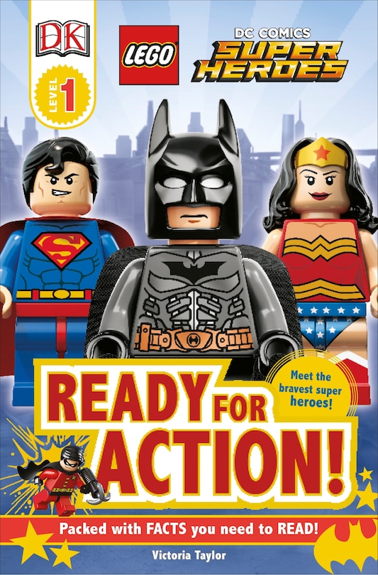 Front cover_Dk Readers L1: Lego Dc Super Heroes: Ready For Action!