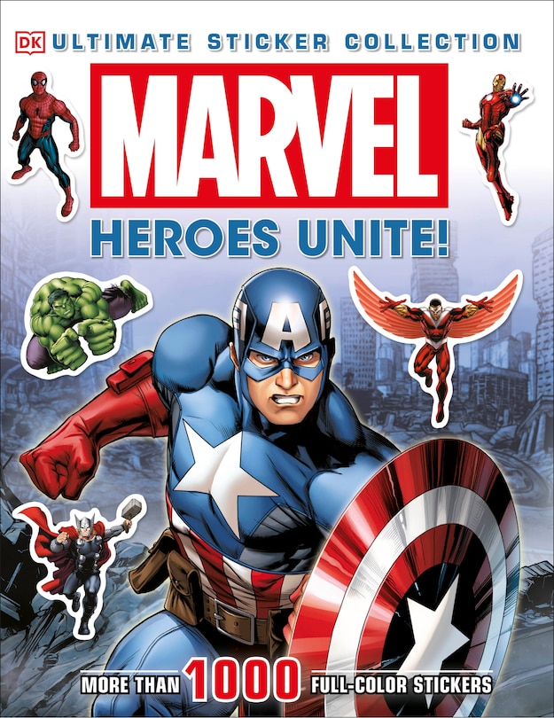 Front cover_Ultimate Sticker Collection: Marvel: Heroes Unite!