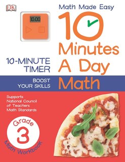 Front cover_10 Minutes A Day: Math, Third Grade