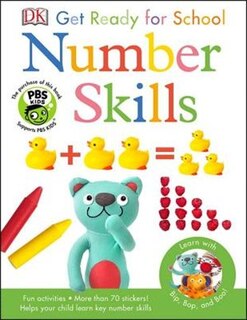 Front cover_Bip, Bop, And Boo Get Ready For School: Number Skills