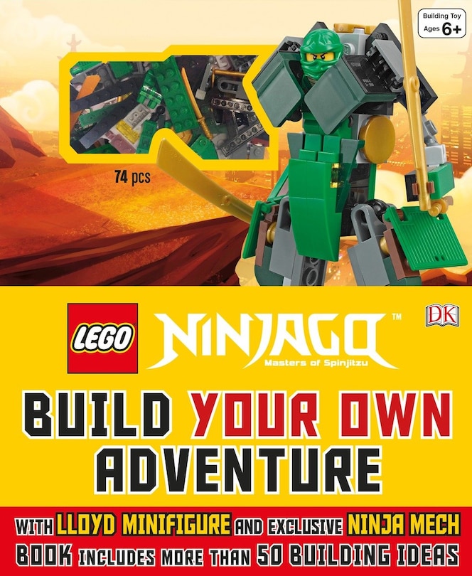 LEGO® NINJAGO: Build Your Own Adventure: With Lloyd Minifigure and Exclusive Ninja Merch, Book Includes More Than 50 Buil