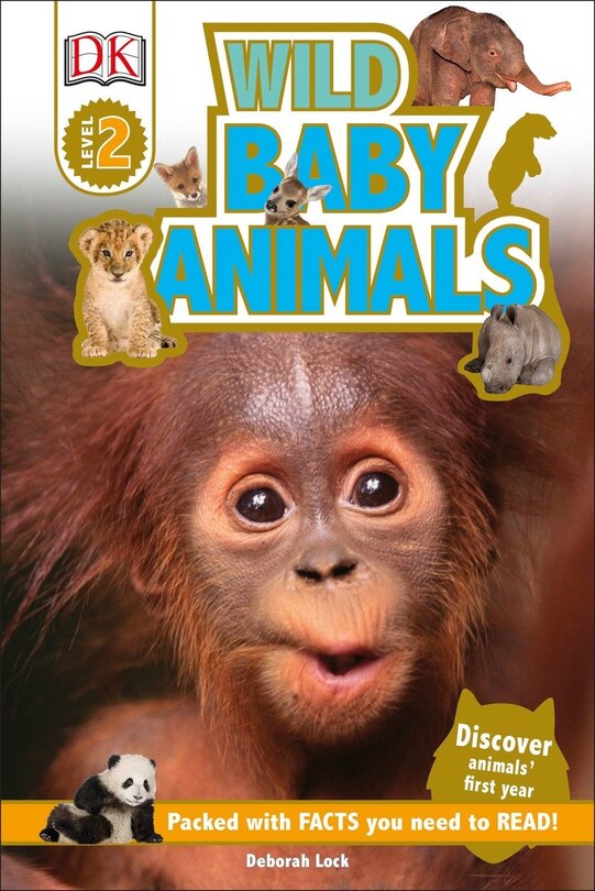 Front cover_Dk Readers L2: Wild Baby Animals