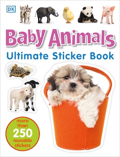 Front cover_Ultimate Sticker Book: Baby Animals