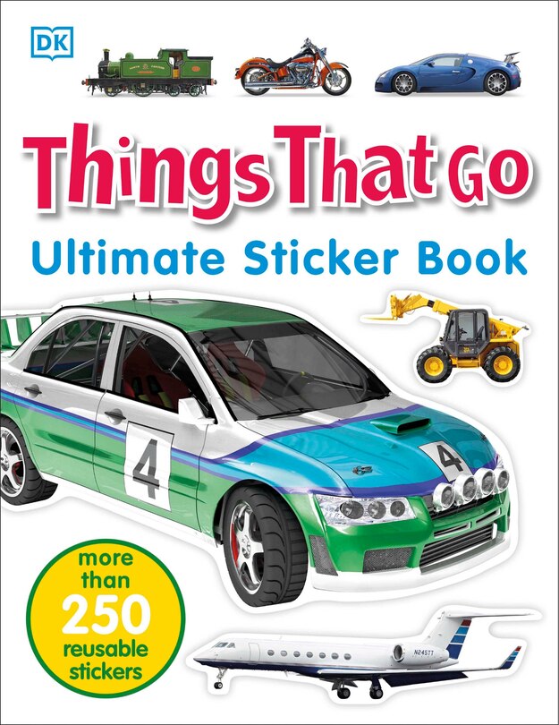 Front cover_Ultimate Sticker Book: Things That Go