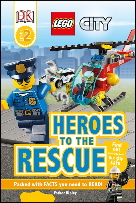 Front cover_Dk Readers L2: Lego City: Heroes To The Rescue