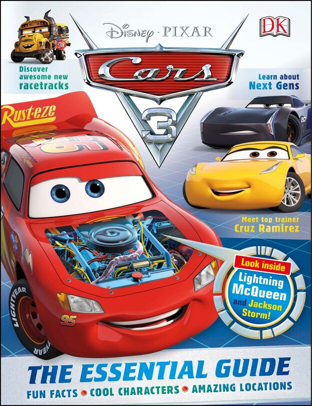 Front cover_Disney Pixar Cars 3: The Essential Guide
