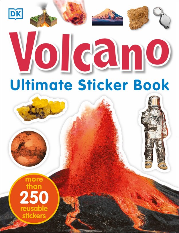 Front cover_Ultimate Sticker Book: Volcano