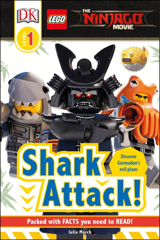 Couverture_DK Readers L1: The LEGOÂ® NINJAGOÂ® MOVIEâ„¢: Shark Attack!