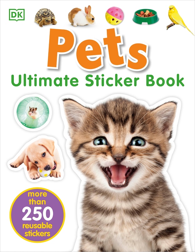Front cover_Ultimate Sticker Book: Pets