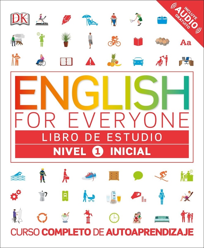 Couverture_English For Everyone: Nivel 1: Inicial, Libro De Estudio