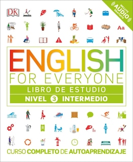 Couverture_English For Everyone: Nivel 3: Intermedio, Libro De Estudio