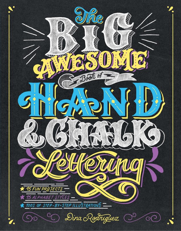 Front cover_The Big Awesome Book of Hand & Chalk Lettering