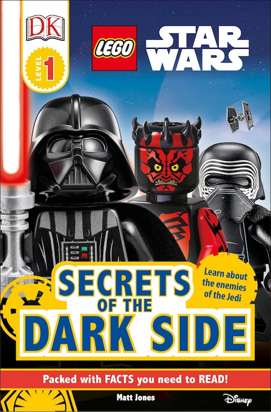 Front cover_DK Readers L1 LEGO® Star Wars Secrets of the Dark Side