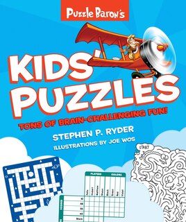 Front cover_Puzzle Baron's Kids' Puzzles