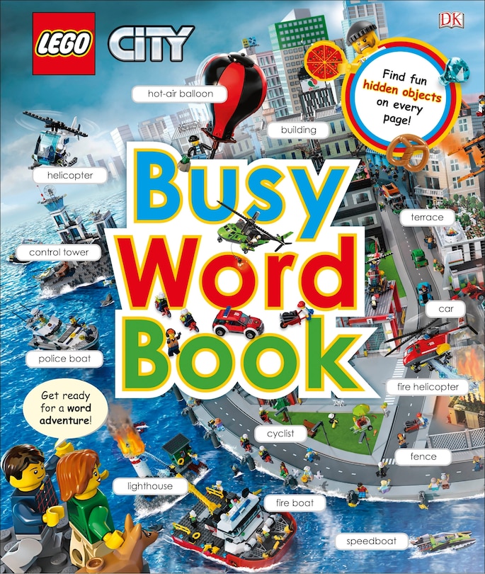 Front cover_Lego City: Busy Word Book