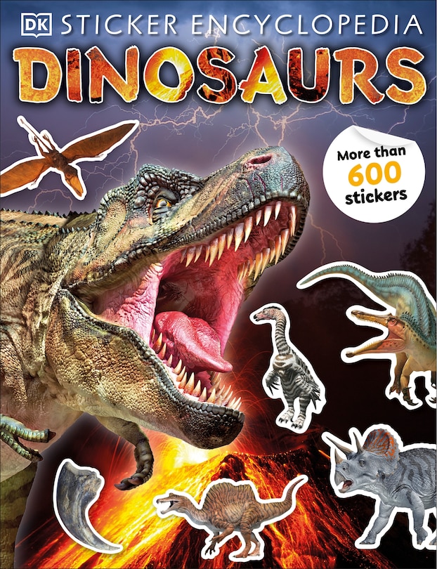 Front cover_Sticker Encyclopedia Dinosaurs