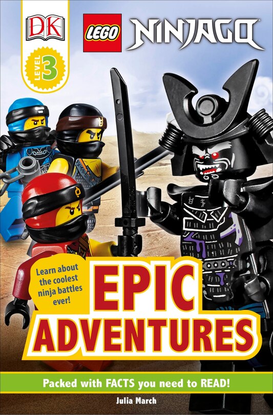 Couverture_Dk Readers Level 3: Lego Ninjago: Epic Adventures