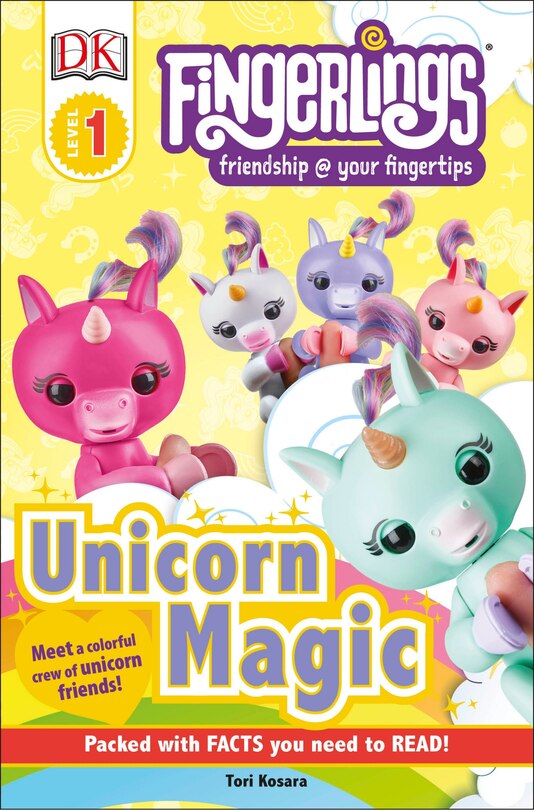 Front cover_Dk Readers Level 1: Fingerlings: Unicorn Magic