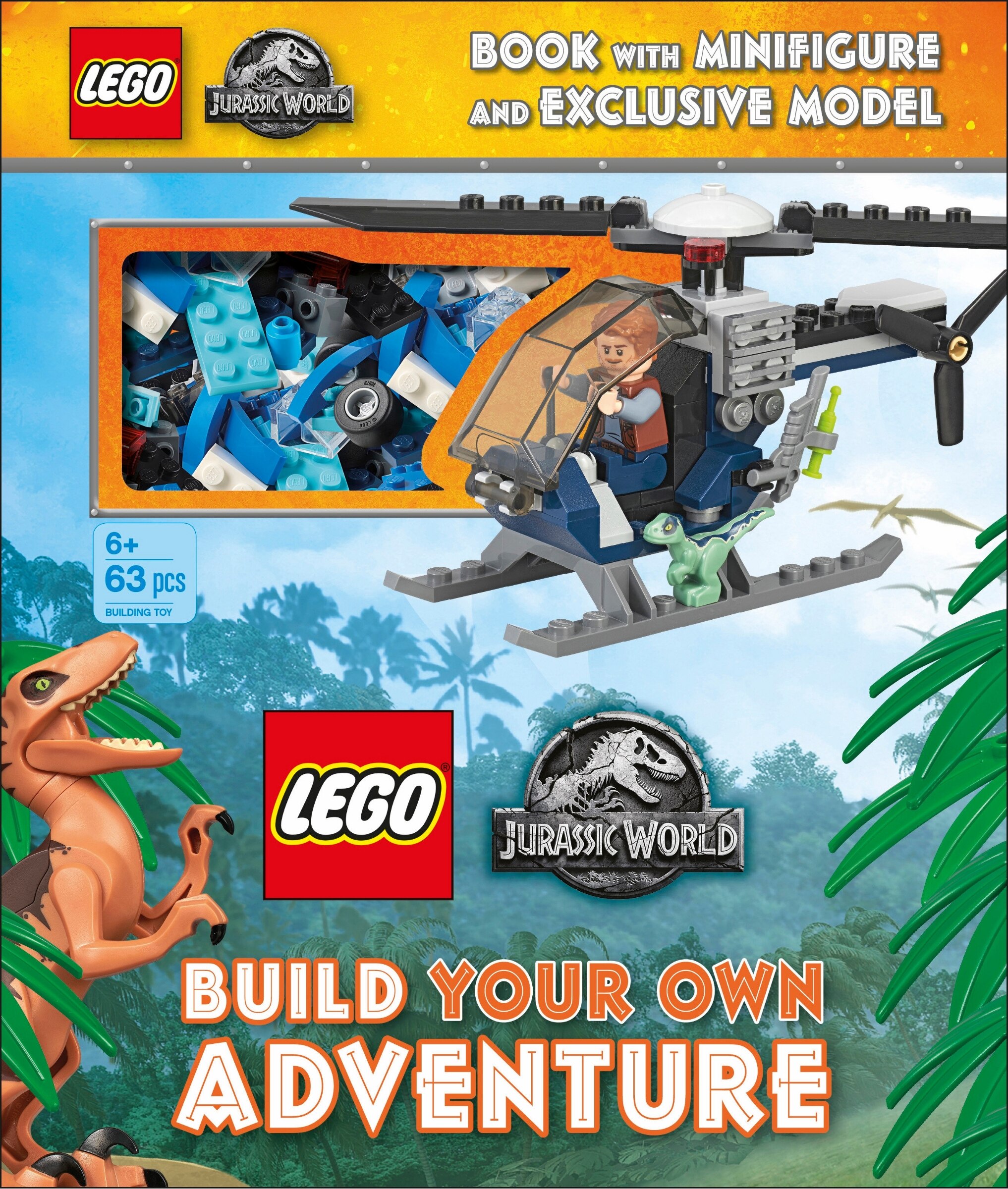 Lego Jurassic World Build Your Own Adventure With Minifigure And Exclusive Model Book By Julia March selina Wood bx Indigo