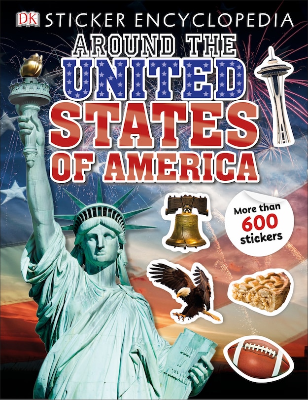 Front cover_Sticker Encyclopedia Around The United States Of America
