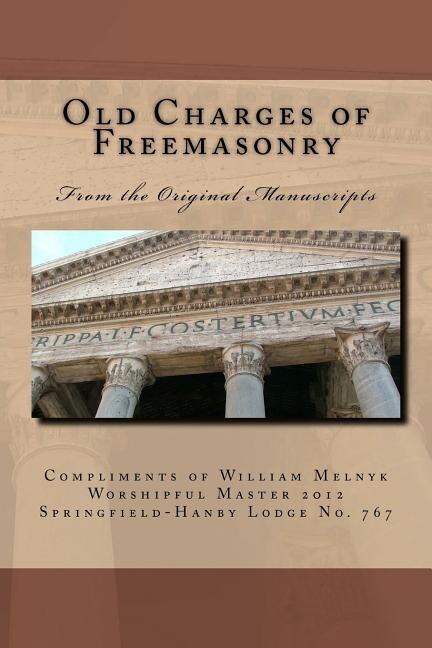 Front cover_Old Charges of Freemasonry