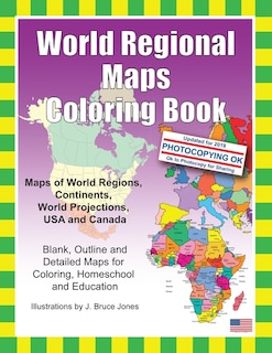 Couverture_World Regional Maps Coloring Book