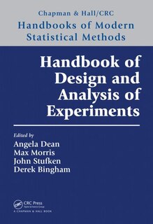 Front cover_Handbook Of Design And Analysis Of Experiments