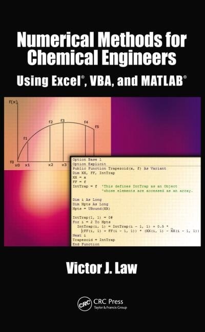 Front cover_Numerical Methods For Chemical Engineers Using Excel, Vba, And Matlab
