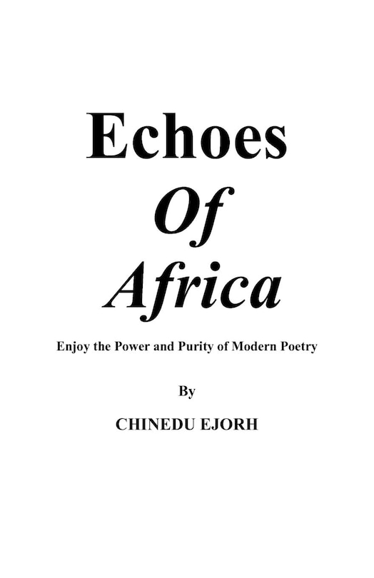 Couverture_Echoes Of Africa
