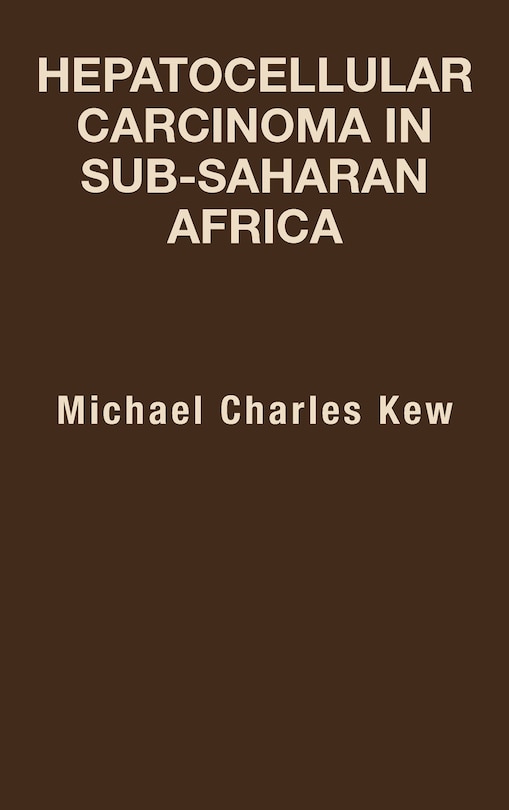 Front cover_Hepatocellular Carcinoma In Sub-saharan Africa