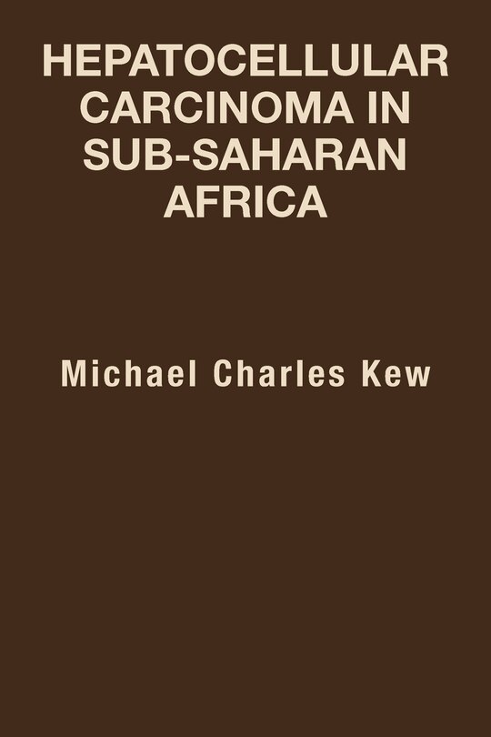 Front cover_Hepatocellular Carcinoma In Sub-saharan Africa