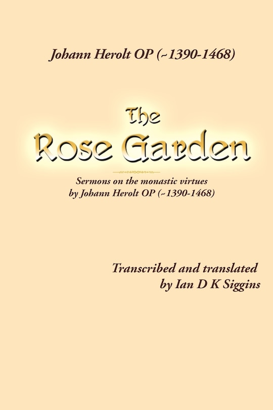 Front cover_The Rose Garden