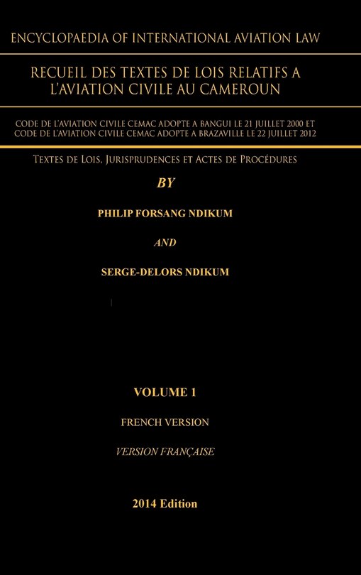 Front cover_Encyclopaedia Of International Aviation Law