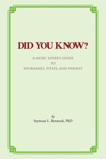 Front cover_Did You Know?