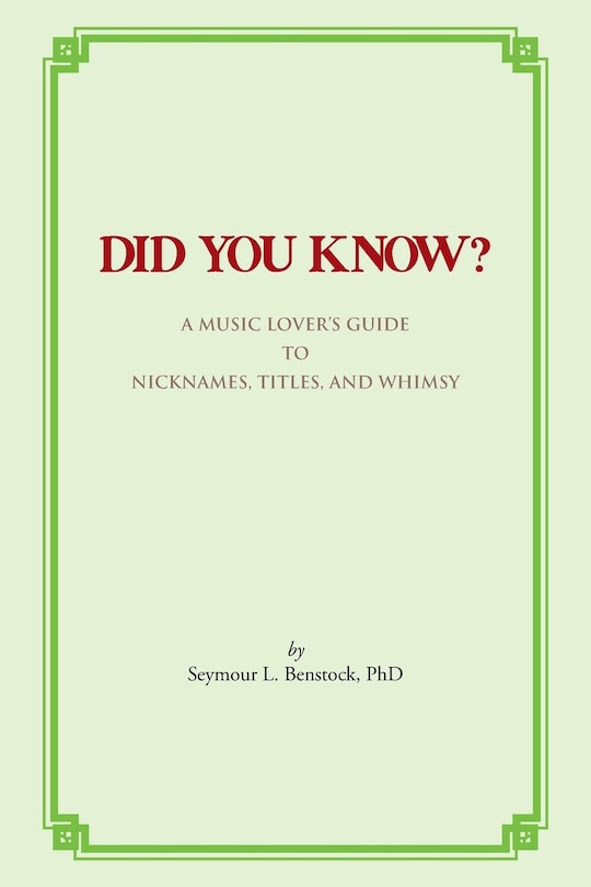 Front cover_Did You Know?