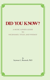 Front cover_Did You Know?