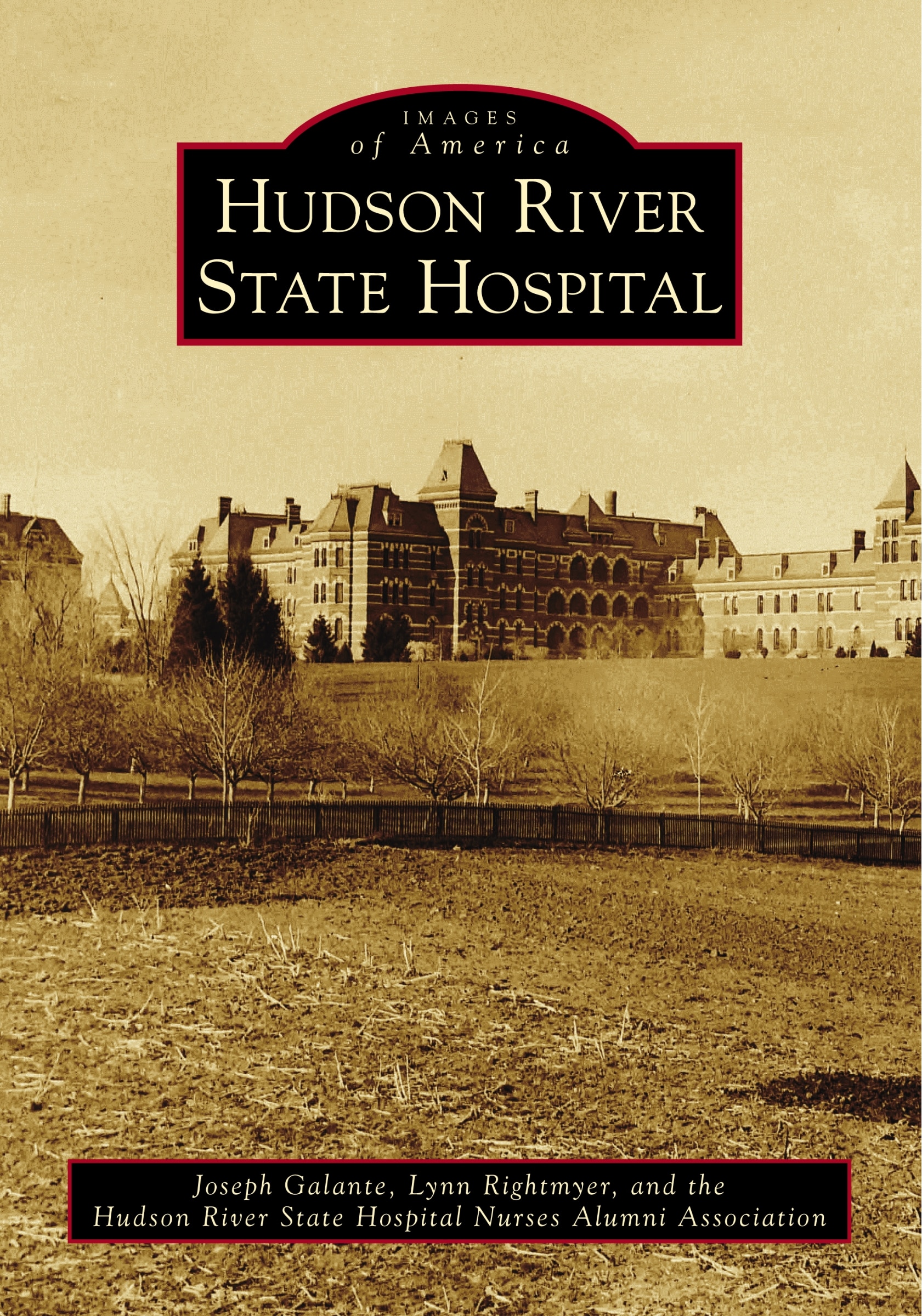 Original front cover of Hudson River State Hospital by Joseph Galante