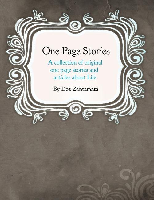 Front cover_One Page Stories