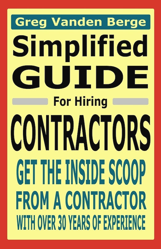 Couverture_Simplified Guide For Hiring Contractors