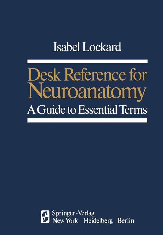 Couverture_Desk Reference for Neuroanatomy
