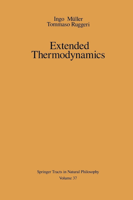 Front cover_Extended Thermodynamics