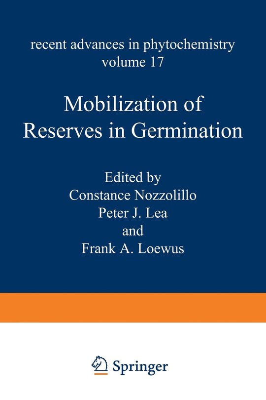 Front cover_Mobilization of Reserves in Germination