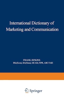 Front cover_International Dictionary of Marketing and Communication