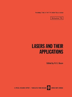 Couverture_Lasers and Their Applications / Lazery I Ikh Primenenie / Лазеры И Их Применение