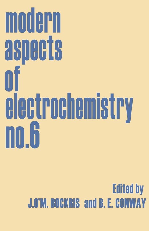 Front cover_Modern Aspects of Electrochemistry No. 6