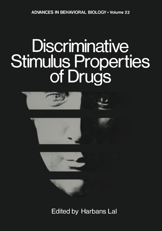 Front cover_Discriminative Stimulus Properties of Drugs