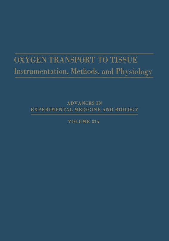 Front cover_Oxygen Transport to Tissue