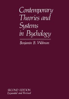 Front cover_Contemporary Theories and Systems in Psychology