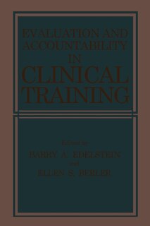 Couverture_Evaluation and Accountability in Clinical Training
