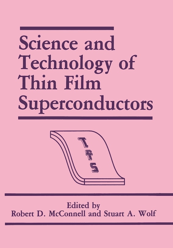Couverture_Science and Technology of Thin Film Superconductors